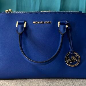 Michael Kors Royal Blue Satchel